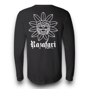 Quetzalcoatl Long Sleeve T-shirt - Black