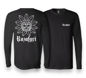 Quetzalcoatl Long Sleeve T-shirt - Black