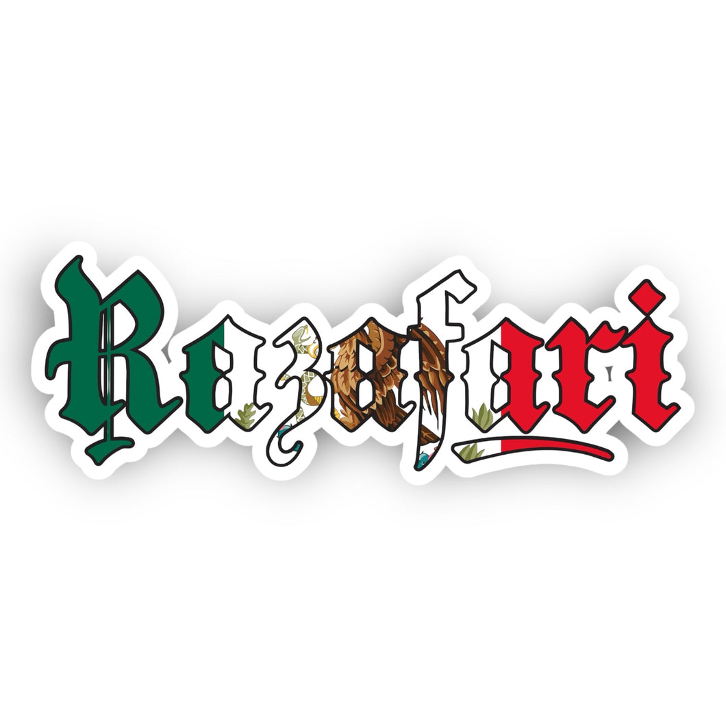 Mexico Razafari Die-cut sticker - 4”