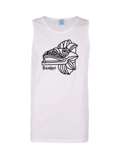Feathered Serpent Men's Tank Top - White